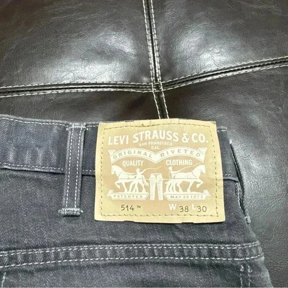 Men’s Levi’s Dark Gray Bootcut Jeans - Picture 4 of 6